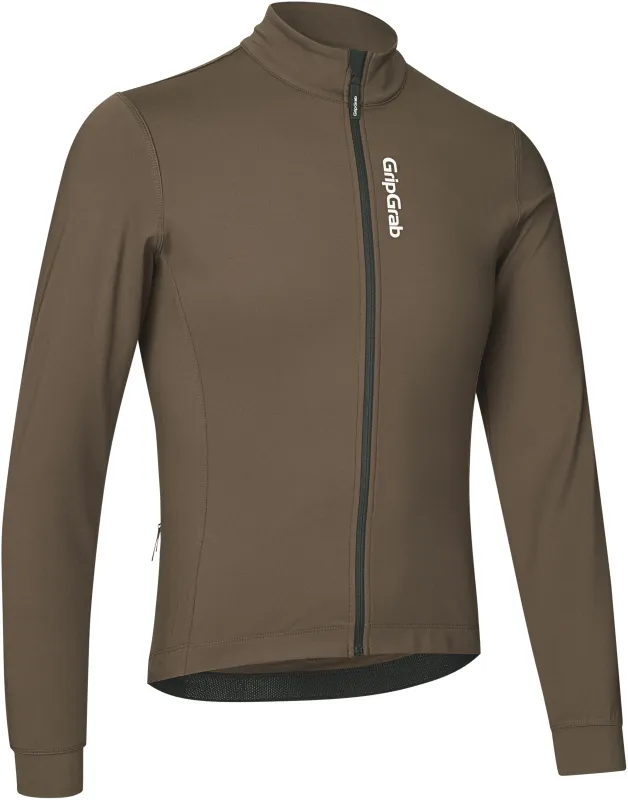GripGrab RIDE Langærmet termocykeltrøje - Brown