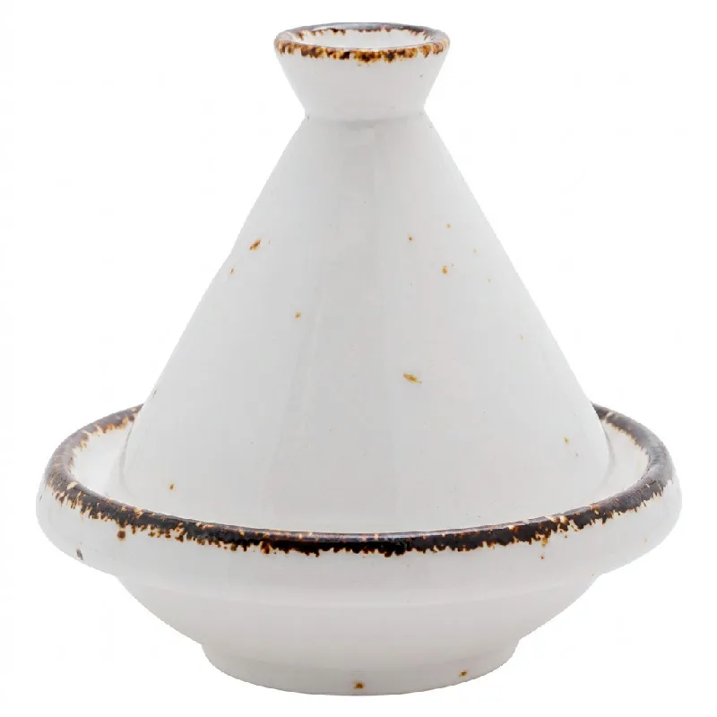 Mini Tajine Porcelæn Hvid Ø9cm x H9cm
