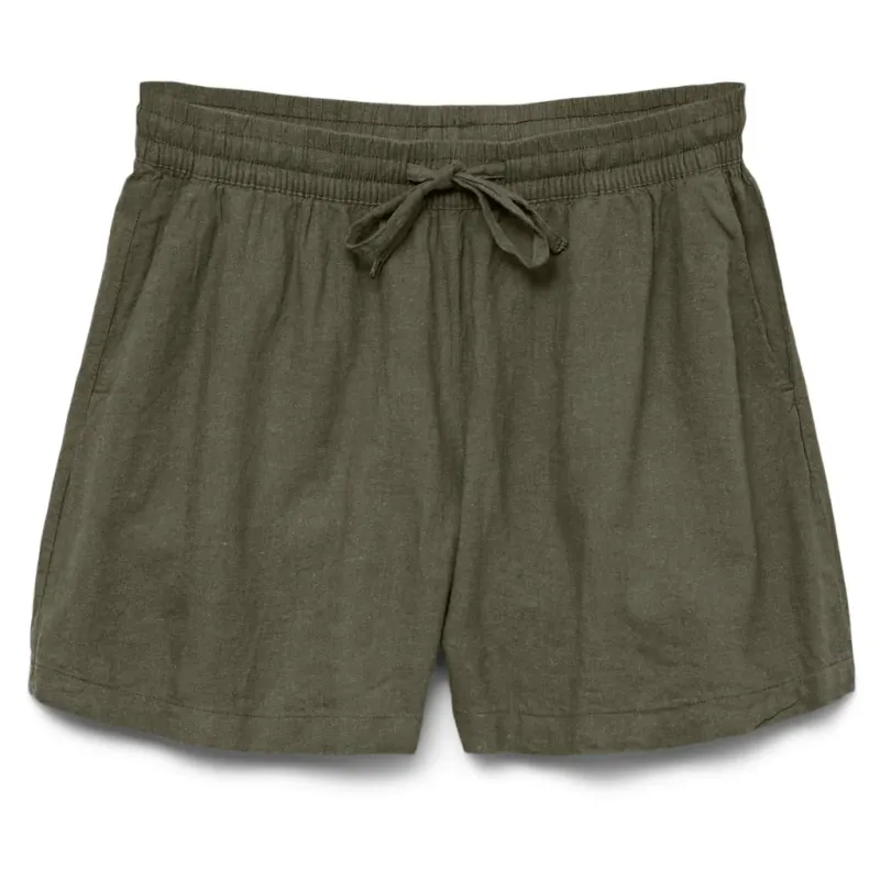 VERO MODA dame shorts VMLINN - kalamata melange