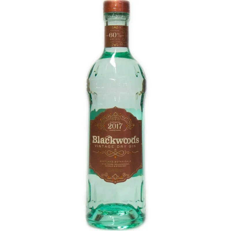 Blackwood's Vintage 2017 Dry Gin, 60% Fl 70