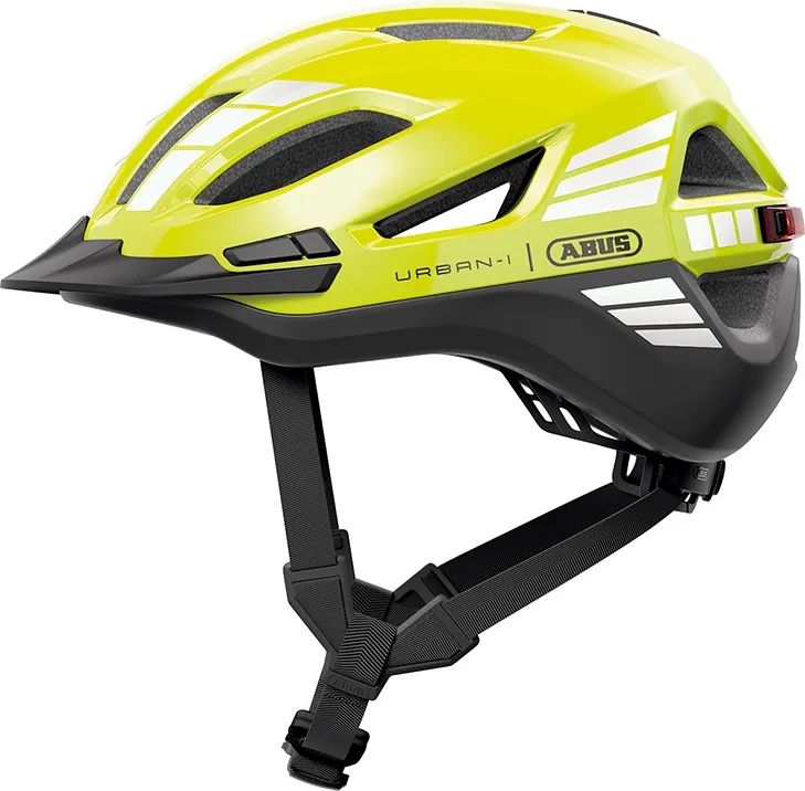 Abus Hjelm Urban-I 4.0 ACE m. LED - Signal Yellow