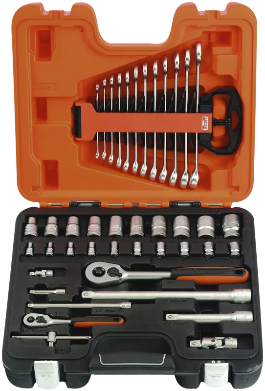 Topnøglesæt S410 1/4"+1/2" 41 dele