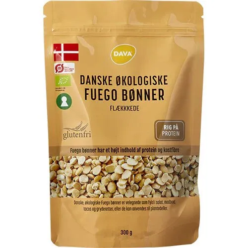 Flækkede Fuego bønner Øko. 300 gram