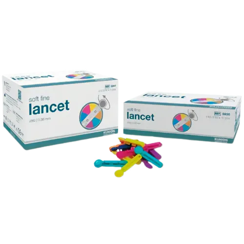 Klinion Soft Fine Lancetter Ass. Farver Steril (110 stk)
