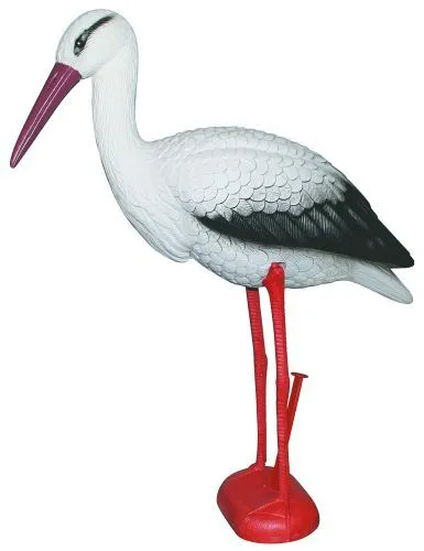 Stork - Plast            Höjd 78 cm