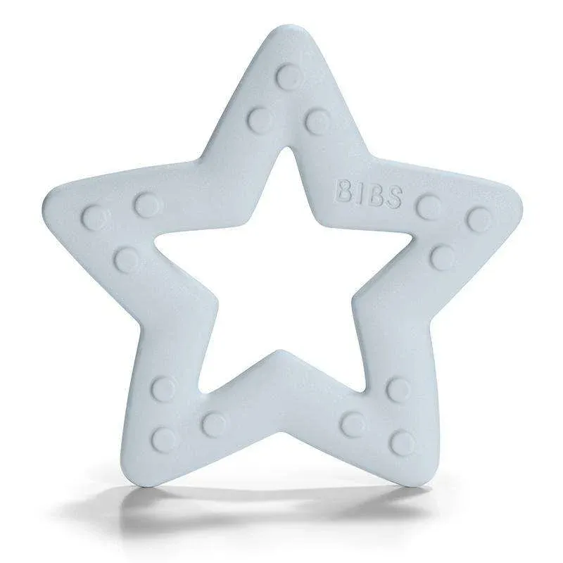 BIBS Play - Baby Bitie Bidering - Stjerne - Baby Blue