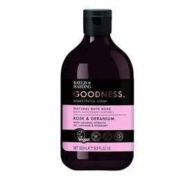 Baylis & Harding Goodness Badesæbe rose & geranium &bull; 500ml.