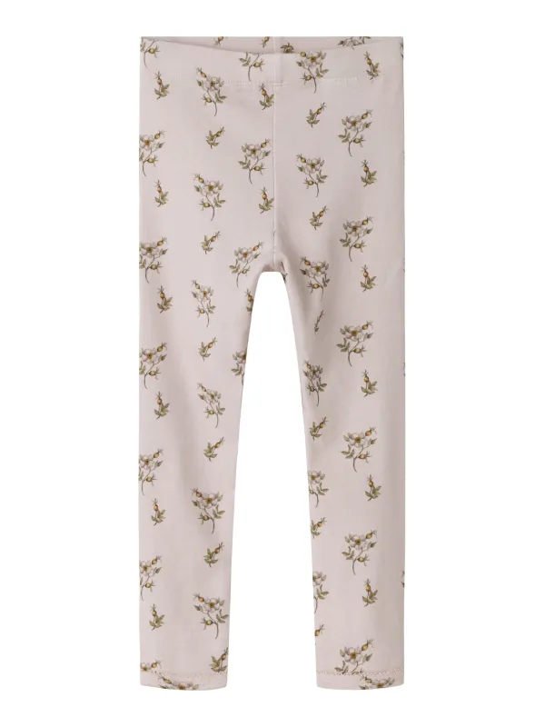 Lil Atelier Gayo - Sag Slim Leggings - Hushed Violet / Apple Rose - 92 cm