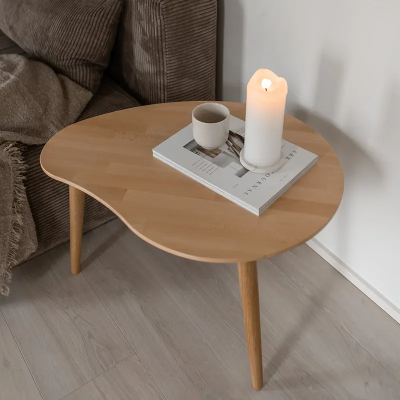 CT 10 - Sofabord i massiv bøg med paletform og størrelse 89 x 66 cm. Højde