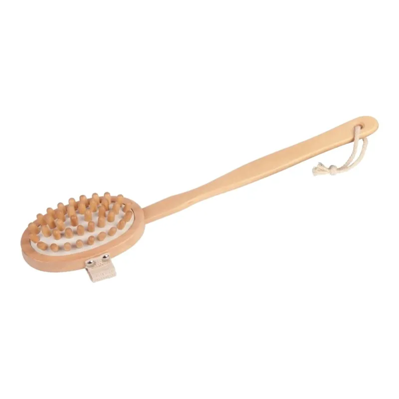 Luksus cellulite børste med ekstra langt skaft og aftageligt massagehoved, Croll & Denecke - Croll & Denecke - Brushes - Buump