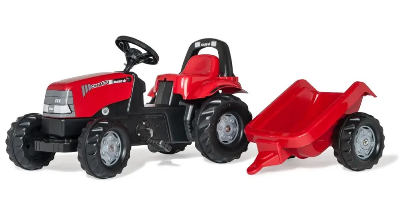 RollyKid Case Puma 185 Traktor m trailer