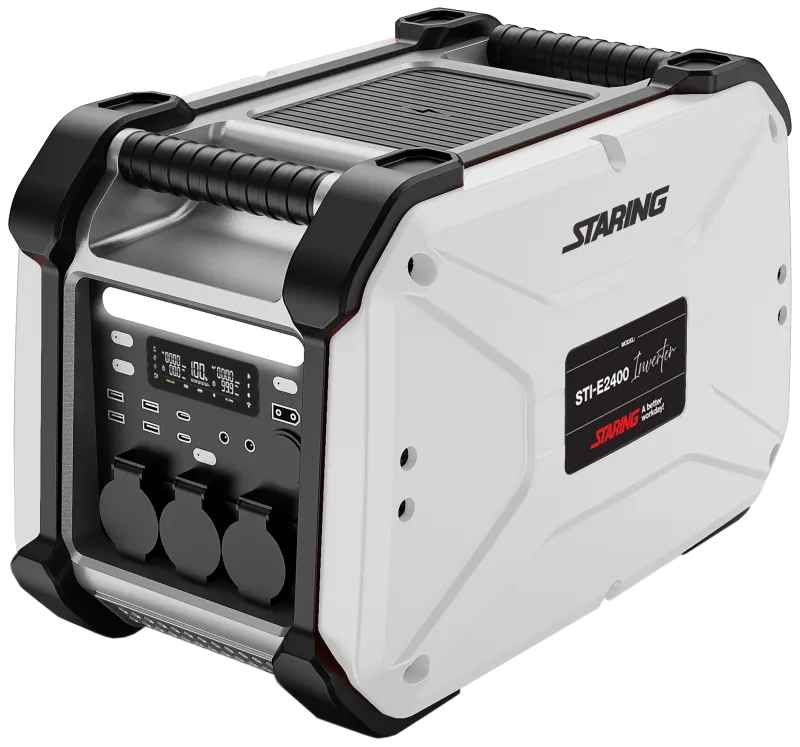 Mobil strømforsyning STI-E2400 230V/2400W, 2,16kWh