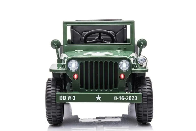 Azeno Desert 4x4, grøn, 4x12V30W motor, litium batteri, fjernbetjening, lædersæde