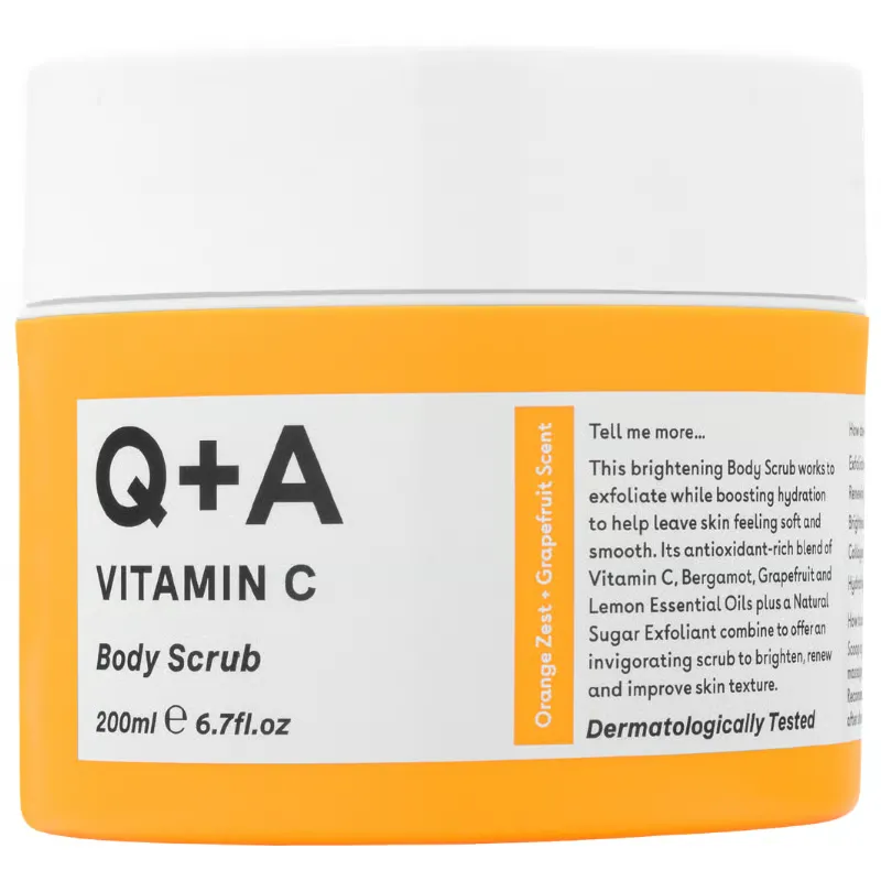 Q+A Vitamin C Body Scrub (200 ml)