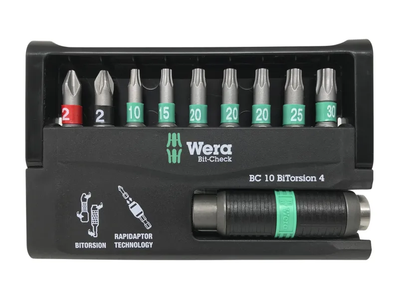 Wera/HJS bitssæt 8757-9/BTZ Rapidaptor