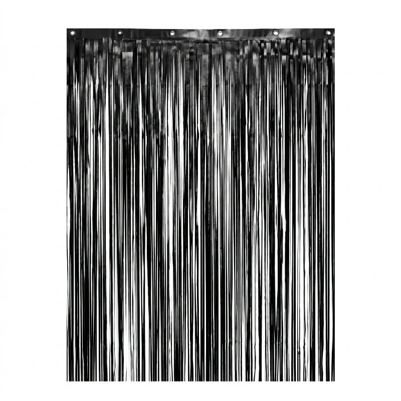 Frynsegardin B&C Mat Sort 100 x 200 Cm