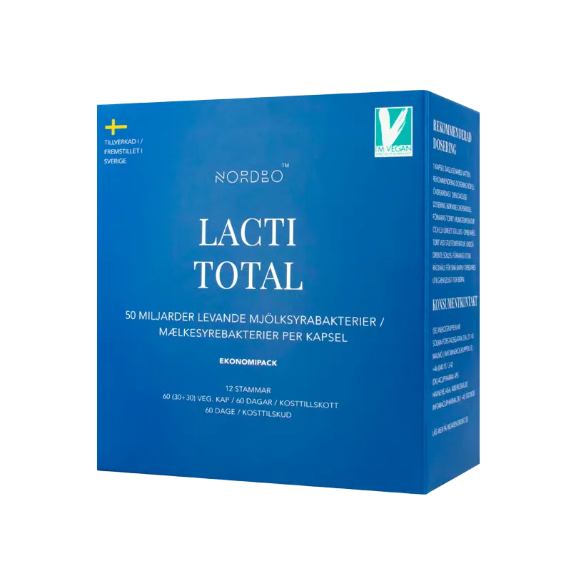 Nordbo LactiTotal (60 kaps)