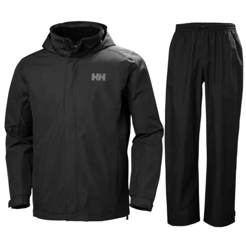 Helly Hansen Dubliner/HH Rain regnsæt herre sort