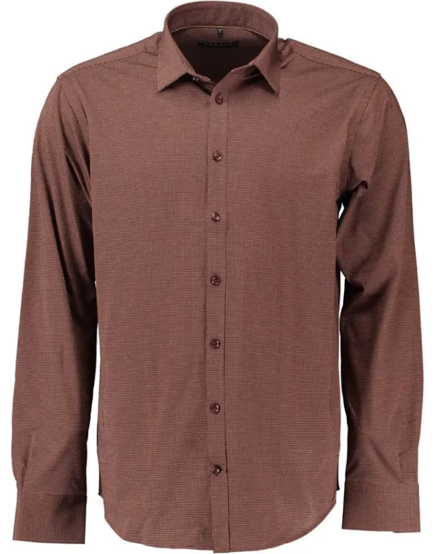 Knitted shirt modern fit