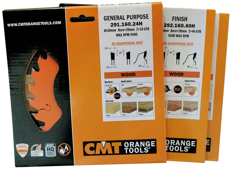 CMT rundsavklingesæt 160×20 Z24-40-40 W, 3stk