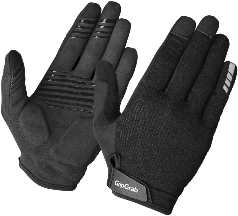 GripGrab EXPLR Polstret Langfingret Sommerhandsker - Black
