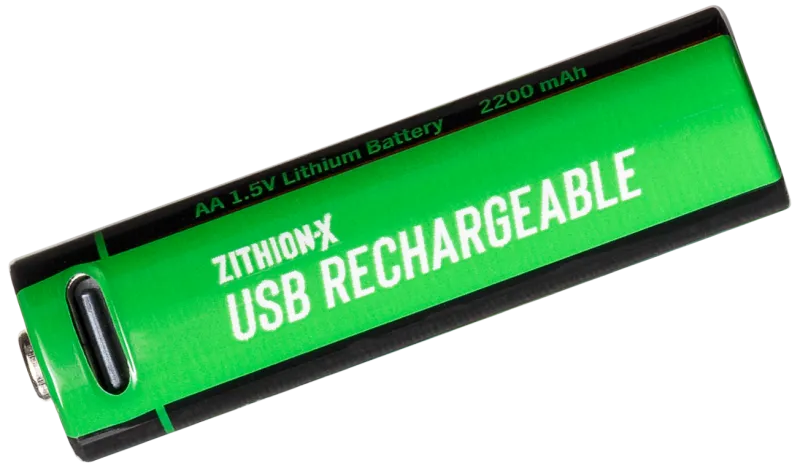 Coast AA 2400mAh USB-C genopl. batterier, 4stk