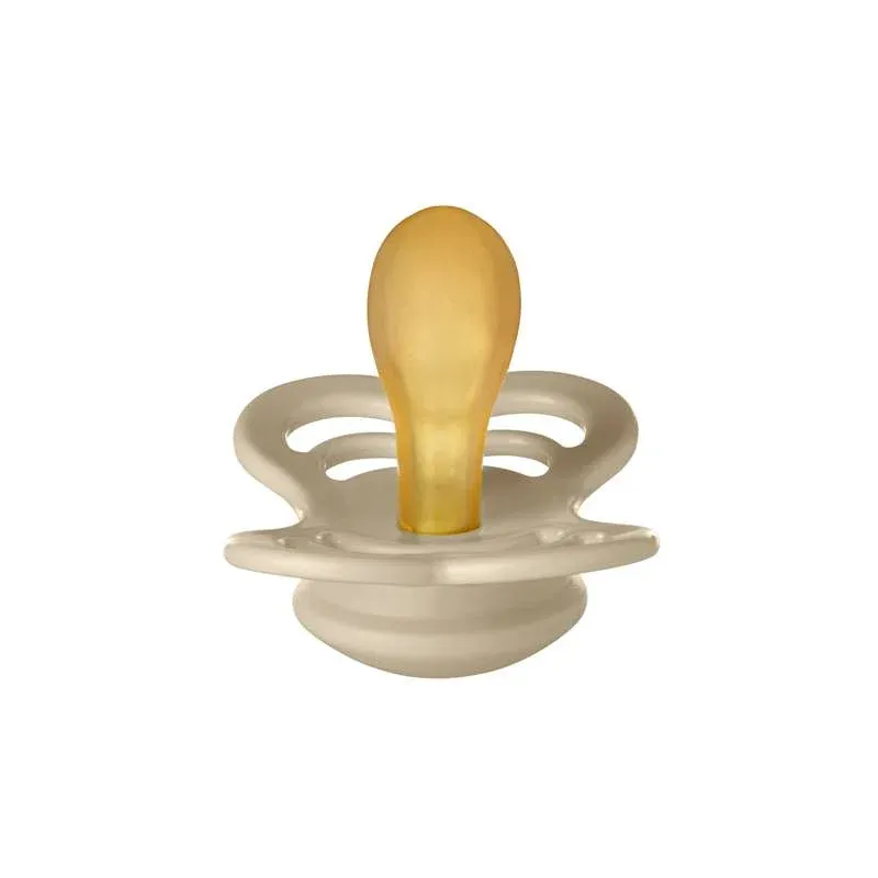 BIBS Symmetrisk Supreme Sut - Str. 2 - Naturgummi - Vanilla