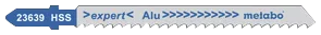 Stiksavklinge til alu 74mm HSS 3,0mm pk/5