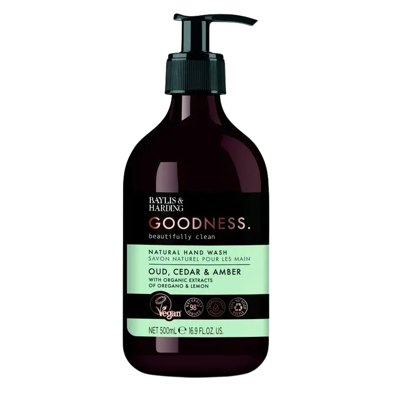 Baylis & Harding Goodness Oud, Cedar & Amber Hand Wash (500 ml)