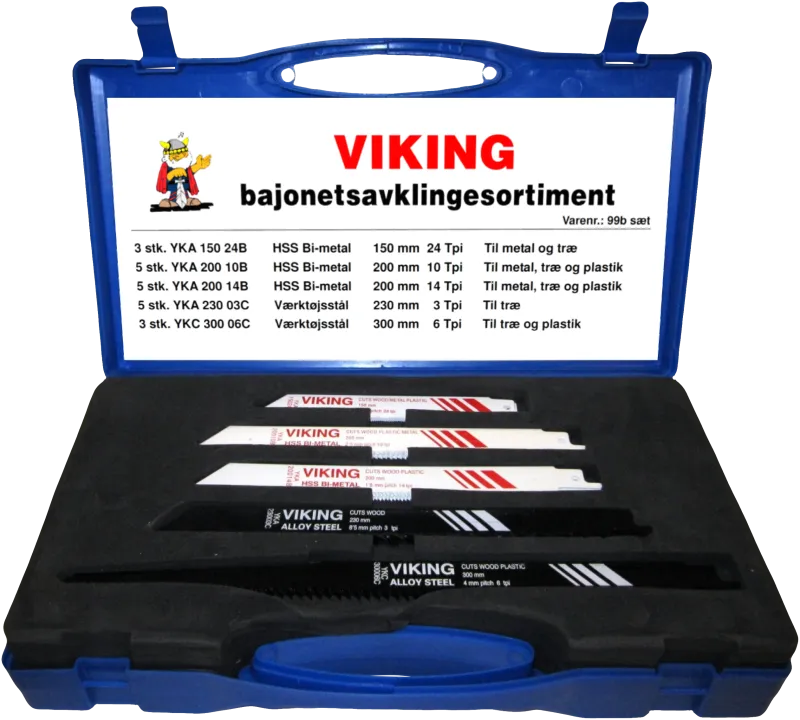 Viking bajonetsavklinger sæt á 21