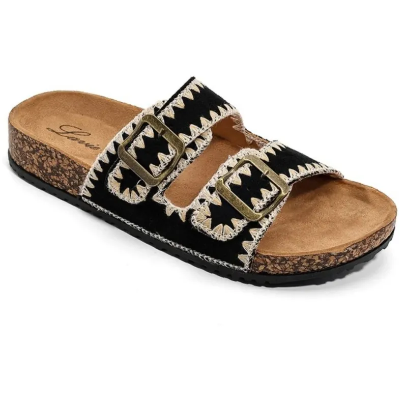 Zaira dame sandaler W2720 - Nero