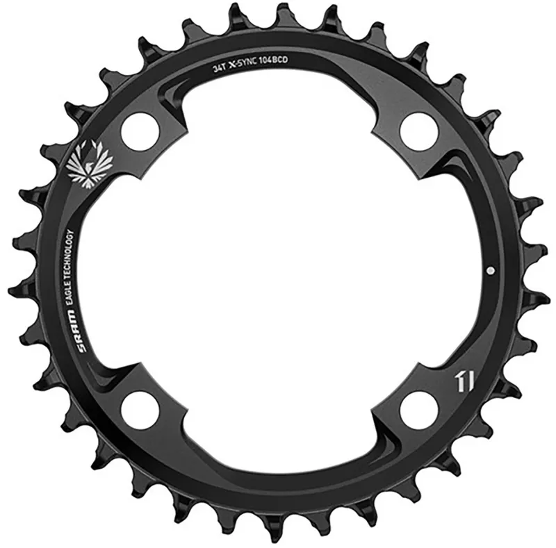 SRAM Chainring Ø104 mm Singlespeed 34T 4 holes