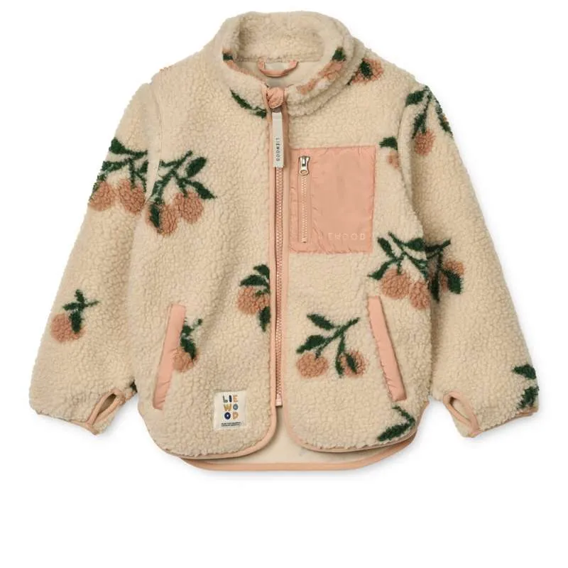 Liewood Nolan Fleecejakke - Peach/Sea Shell