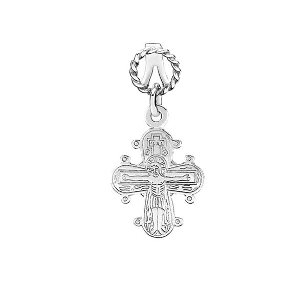 Vedhæng i Sølv med Dagmarkors 12 x 14 mm
