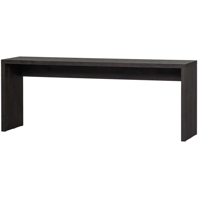 WOOOD Maan sidebord, rektangulær - mørkebrun MDF (200x45)