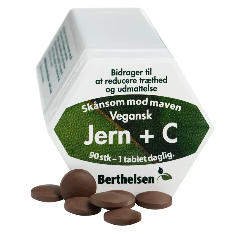 Berthelsen Jern + C 90 tabletter
