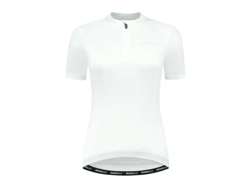 Rogelli Core - Cykelbluse - Dame - Korte ærmer - Hvid - Str. XL
