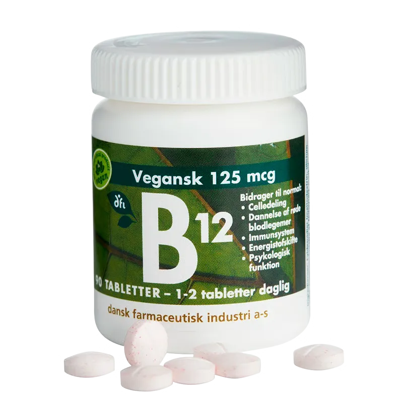 Grønne Vitaminer B12-vitamin 125 mcg 90 tabletter