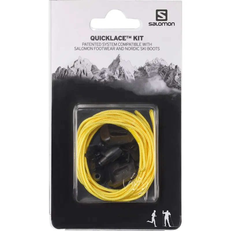 Salomon Qicklace Kit, snørebånd, gul