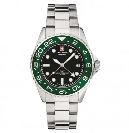 Swiss Alpine Military Master Diver Green Herreur