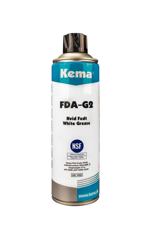Kema hvid fedt FDA-G2 NSF-godk.