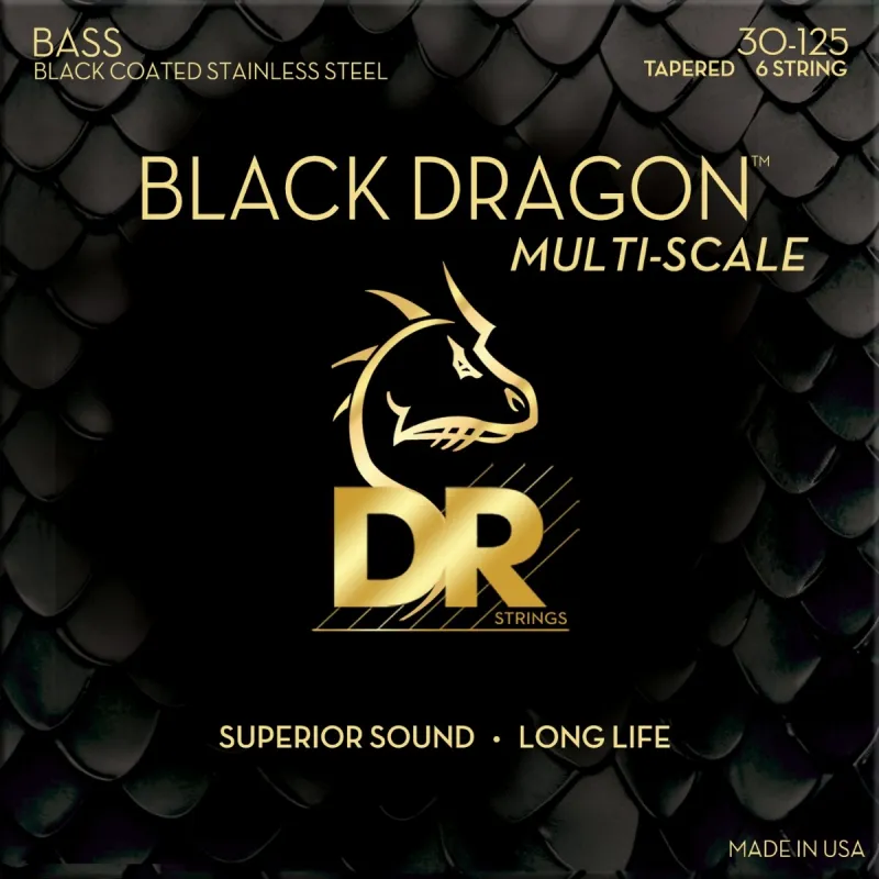 DR Strings DBSMB630 Dragon Skin+ 6-strenget bas-strenge, 030-125