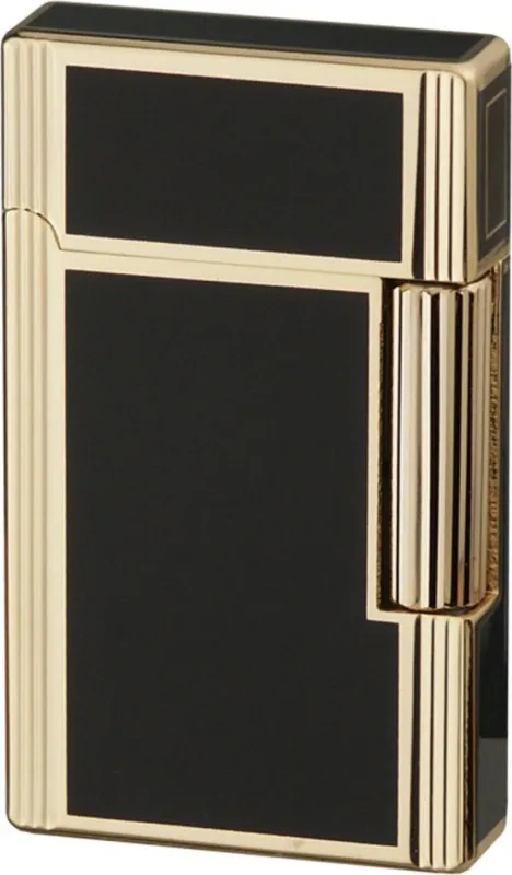 Jean Claude flint lighter "Dustin" sort/guld kvalitets lighter