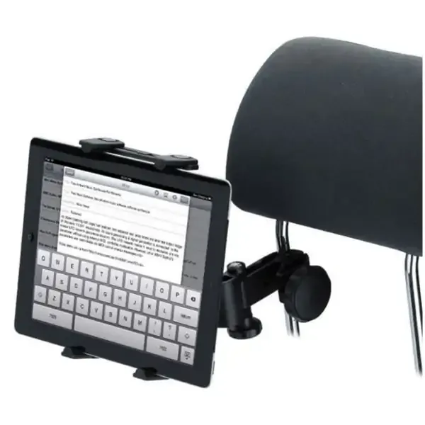 Bilholder til nakkestøttens stang til iPad og andre tablets.