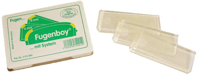 Fugenboy silicone-profilskrabere, lige profil hvid