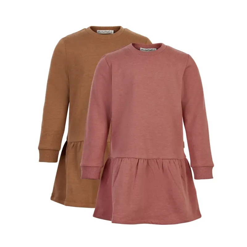 Sweat kjole langærmet 2-pak - 411 - 134