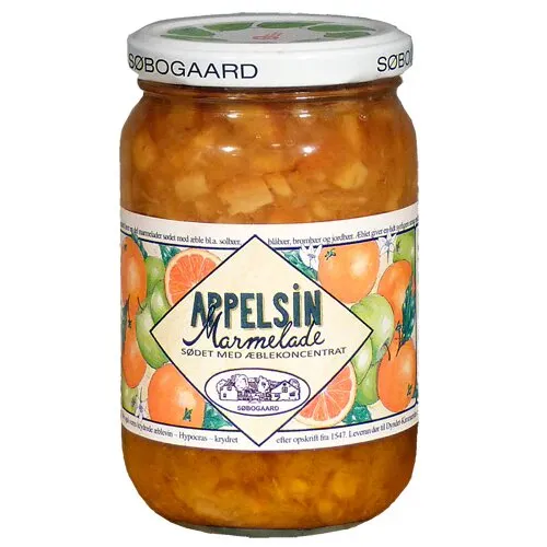 Appelsinmarmelade sødet Øko. - 400 gram
