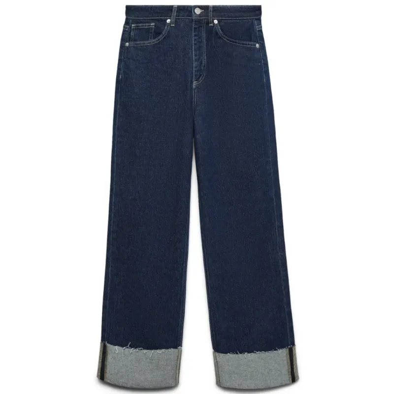 VERO MODA DAME JEANS VMTESSA - Dark Blue Denim