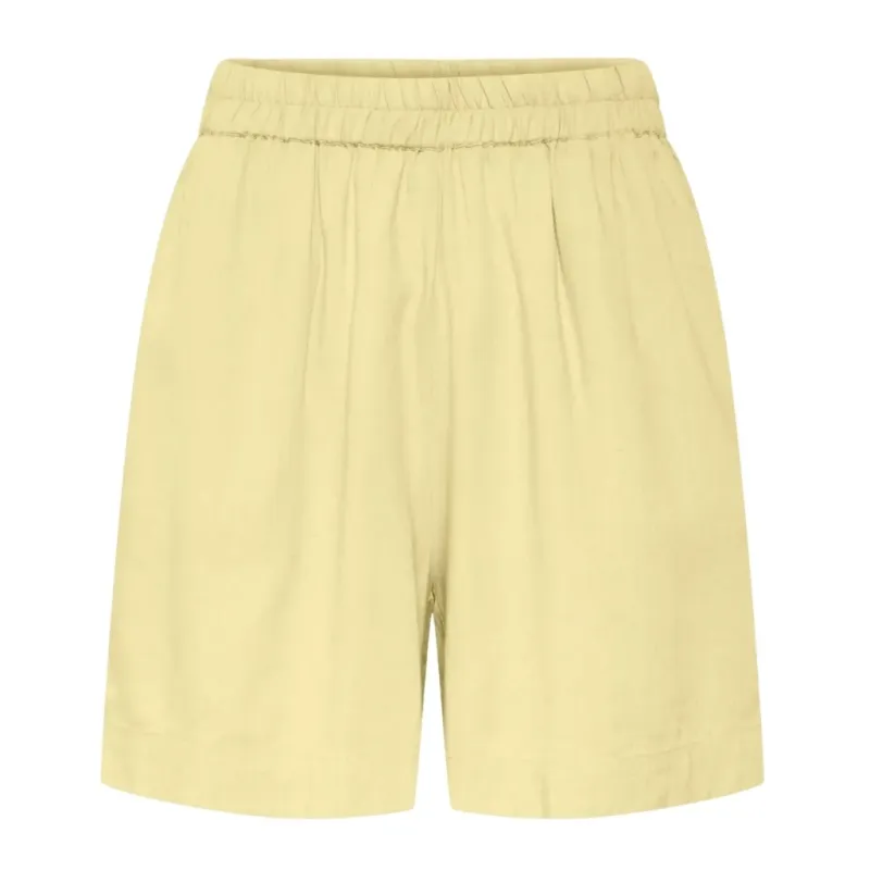 PIECES dame shorts PCPIA - French Vanilla