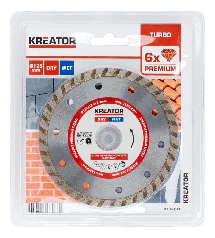 Diamant skæreskive 125 mm TURBO